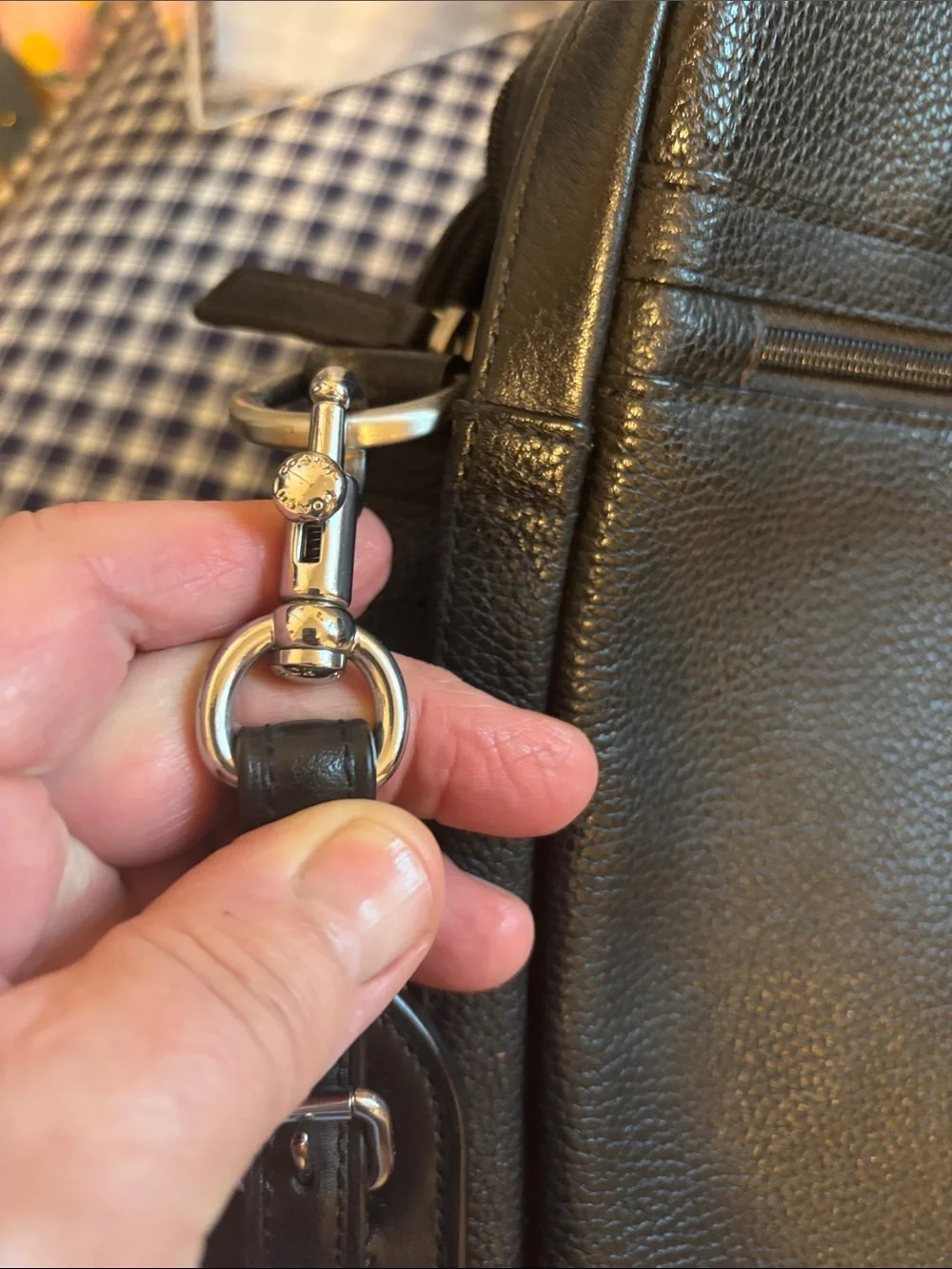Coach Transatlantic 2way  Briefcase with Top Handles and Removable Strap